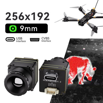 B256A1 Infrared Camera Module | CVBS/USB/UVC 12μm Thermal Imaging Camera Core