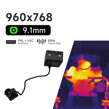 B960B1 Infrared Camera Module | CVBS Thermal Imaging Camera Core